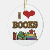 I Liebe Books Keramikornament (Links)
