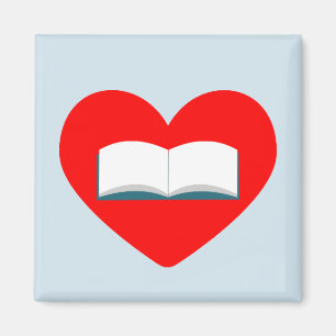 I Liebe Books Magnet