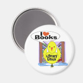 I Liebe Books Magnet (Vorderseite/Rückseite)
