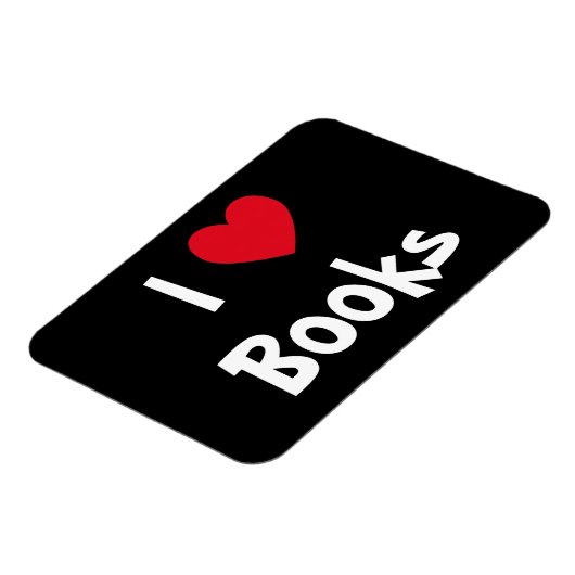 I Liebe Books Magnet (Linke Seite)