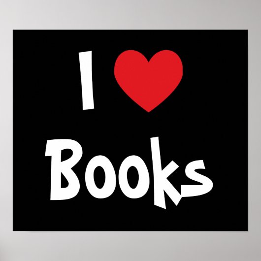 I Liebe Books Poster (Vorne)