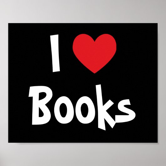 I Liebe Books Poster (Vorne)