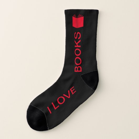 I Liebe Books Socks Socken (Links - Außen)