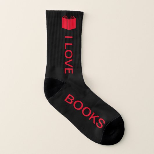 I Liebe Books Socks Socken (Rechts - Außen)