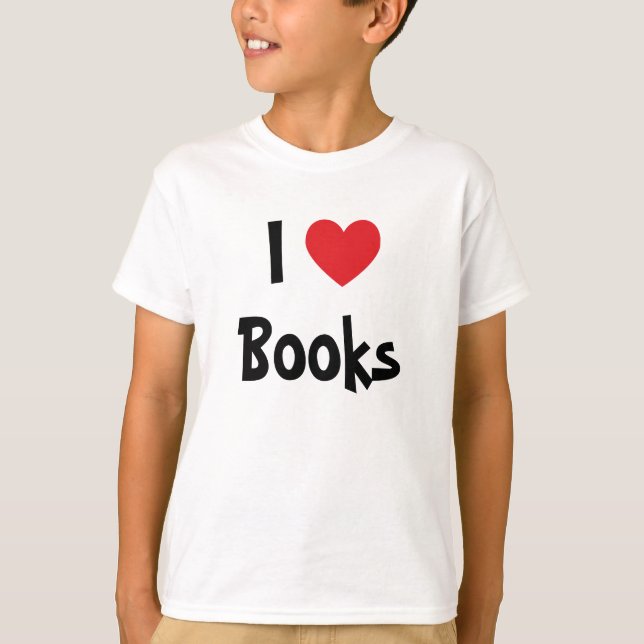 I Liebe Books T-Shirt (Vorderseite)