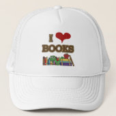 I Liebe Books Truckerkappe (Vorderseite)
