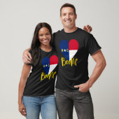 I Liebe Boone North Carolina City N.C. Flaggenmitt T-Shirt (Unisex)