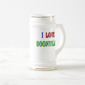 I Liebe Boonville-Tasse Bierglas (VorderseiteRechts)