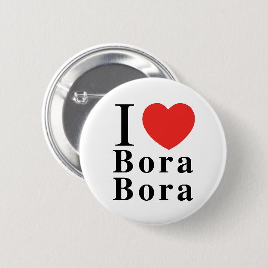 I [LIEBE] Bora Bora Knopf Button (Vorne & Hinten)