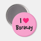 I Liebe Boracay Magnet (Vorderseite/Rückseite)