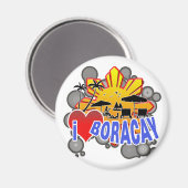I Liebe Boracay Magnet (Vorderseite/Rückseite)
