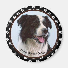I Liebe Border Collieses Magnet