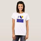 I Liebe Bosnien T-Shirt (Vorne ganz)