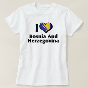 I Liebe Bosnien und Herzegowina T-Shirt
