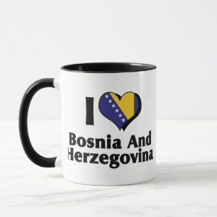 I Liebe Bosnien und Herzegowina Tasse