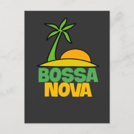 I Liebe Bossa Nova Geschenk für brasilianische Mus Feiertagspostkarte