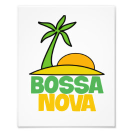 I Liebe Bossa Nova Geschenk für brasilianische Mus Fotodruck