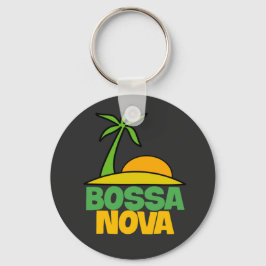I Liebe Bossa Nova Geschenk für brasilianische Mus Schlüsselanhänger