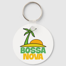 I Liebe Bossa Nova Geschenk für brasilianische Mus Schlüsselanhänger