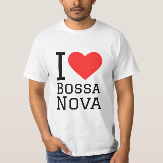 I Liebe Bossa nova T-Shirt (Vorderseite)