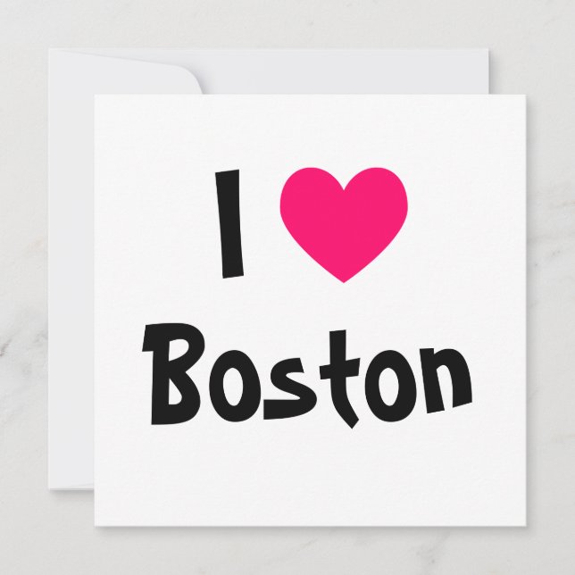 I Liebe Boston (Vorderseite)
