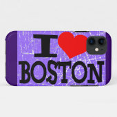 I Liebe Boston Case-Mate iPhone Hülle (Rückseite (Horizontal))