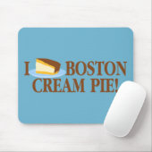 I Liebe Boston Cream Pie Mousepad (Mit Mouse)