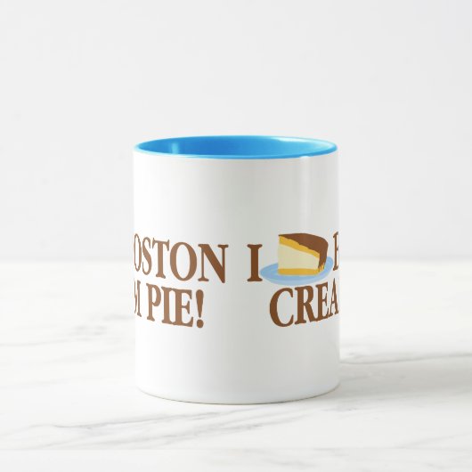 I Liebe Boston Cream Pie Tasse (Zentrum)