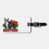 I Liebe Boston Gepäckanhänger (Vorderseite horizontal)