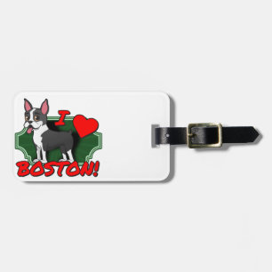 I Liebe Boston Gepäckanhänger