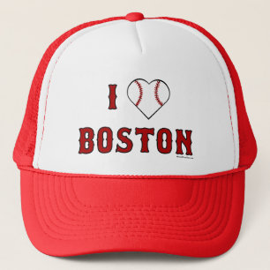 I Liebe-Boston-Hut Truckerkappe