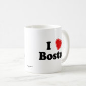 I Liebe Boston Kaffeetasse (VorderseiteRechts)