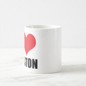 I Liebe Boston Kaffeetasse (Mittel)