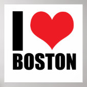 I Liebe Boston Poster (Vorne)