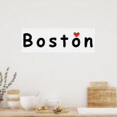 I Liebe Boston Poster (Küche)