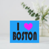 I Liebe Boston Postkarte (Stehend Vorderseite)