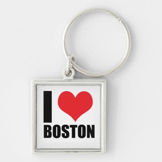 I Liebe Boston Schlüsselanhänger (Vorne)