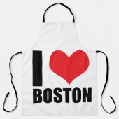 I Liebe Boston Schürze (Vorderseite)