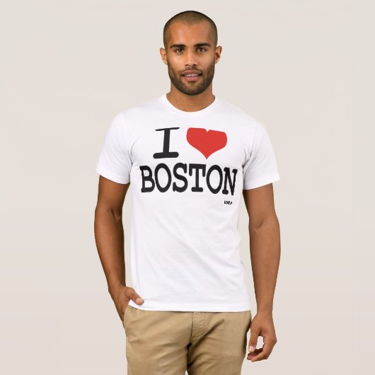 I Liebe Boston T-Shirt (Vorne ganz)