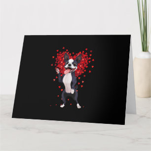 I Liebe Boston Terrier Funny Heart Valentine Gesch Karte