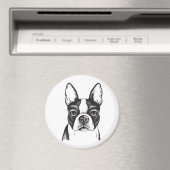 I Liebe Boston Terriers Magnet (In Situ (Geschirrspüler))