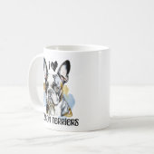 I Liebe Boston Terriers Personalisiert Kaffeetasse (Vorderseite Links)