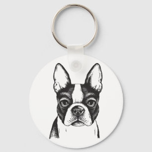 I Liebe Boston Terriers Schlüsselanhänger