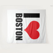 I Liebe Boston Wandteppich (Vorderseite (Horizontal))