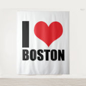 I Liebe Boston Wandteppich (Vorderseite)