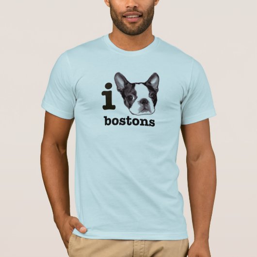 I Liebe Bostons T - Shirt (Vorderseite)