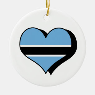 I Liebe Botsuana Ornament