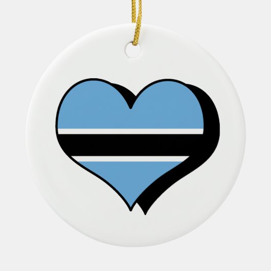 I Liebe Botsuana Ornament (Vorne)