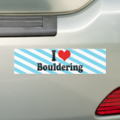 I Liebe Bouldering Autoaufkleber (Auf Auto)
