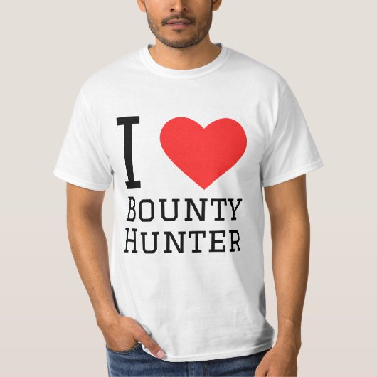I Liebe Bounty Jäger T-Shirt (Vorderseite)